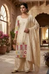 KF 308 Kalaai Chinon Embroidery Plazzo Suits